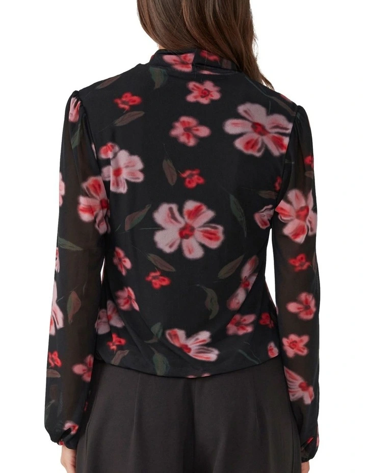 Blush Blossom Top in Print