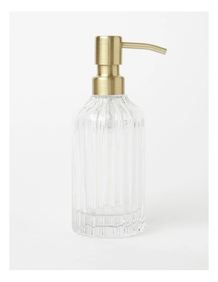 Glass Ribbed Bathroom Accessories Range