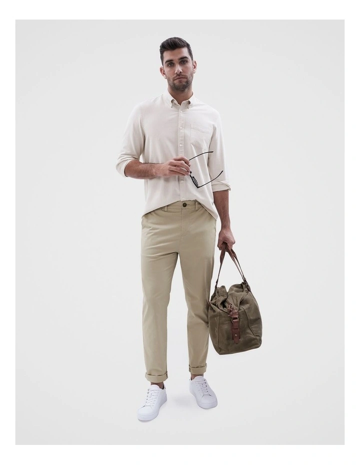 Regular Chino Pant in Stone