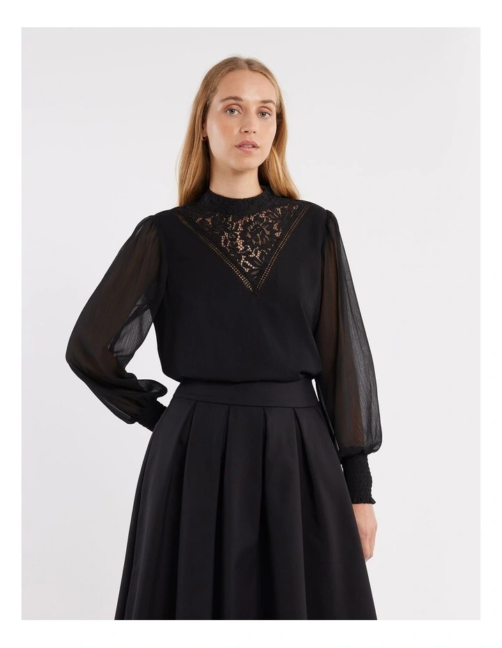 Kathryn Blouse in Black