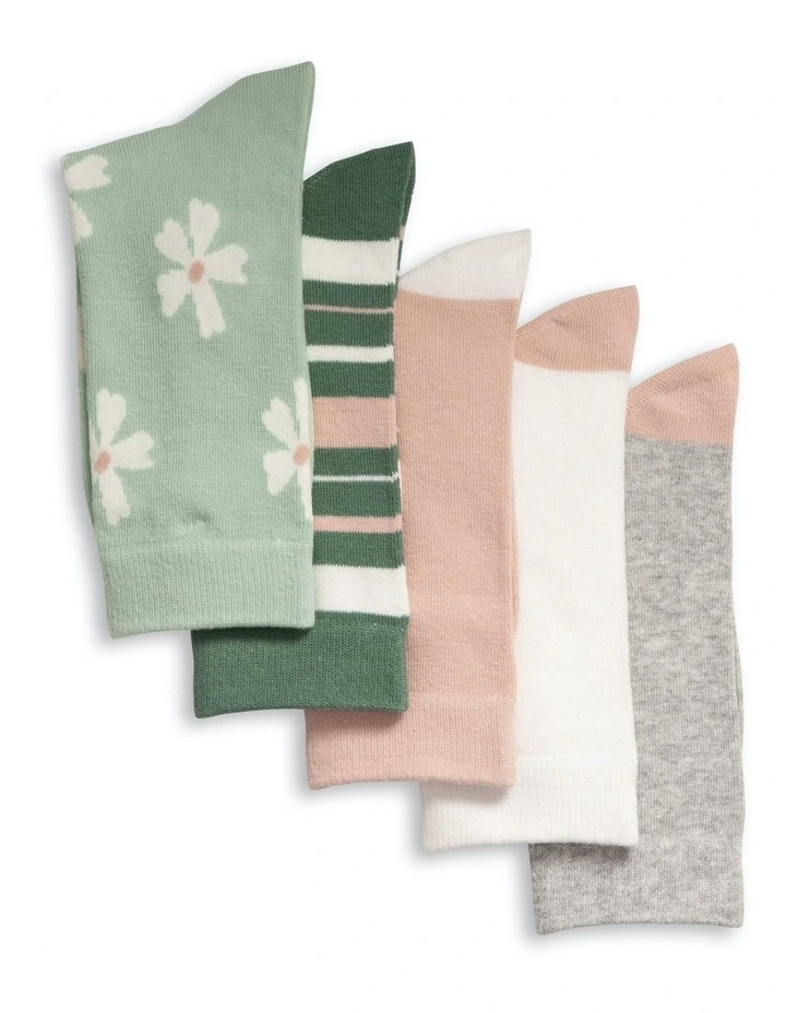 Casual Crew Socks 20 Pack in Two Tone