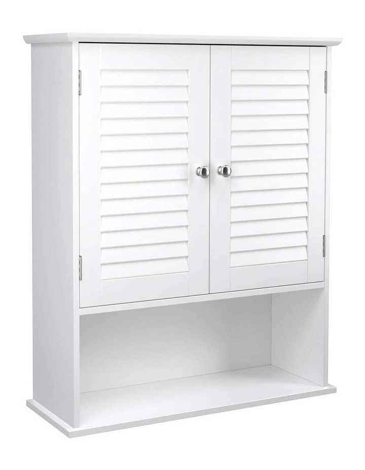 Wall Cabinet with 2 Doors in White