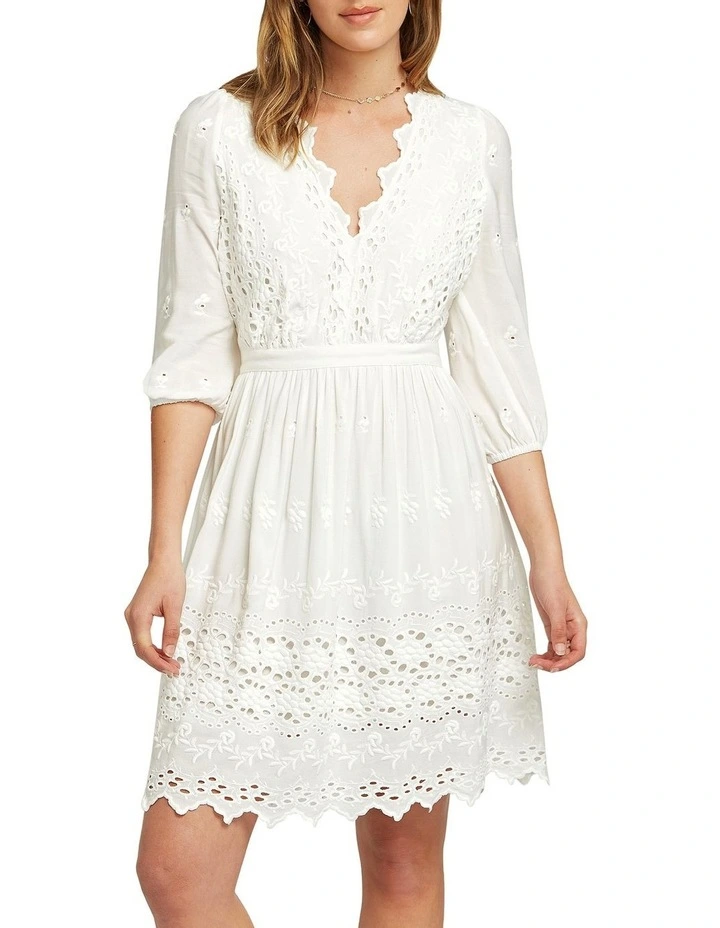 Sweet Talk Eyelet Mini Dress
