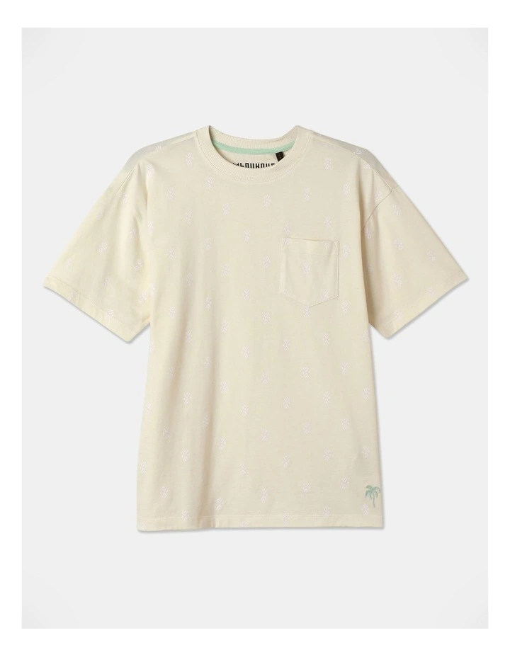 Print T-Shirt in Ecru