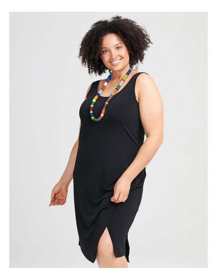 Day To Night Tank Dress in Black