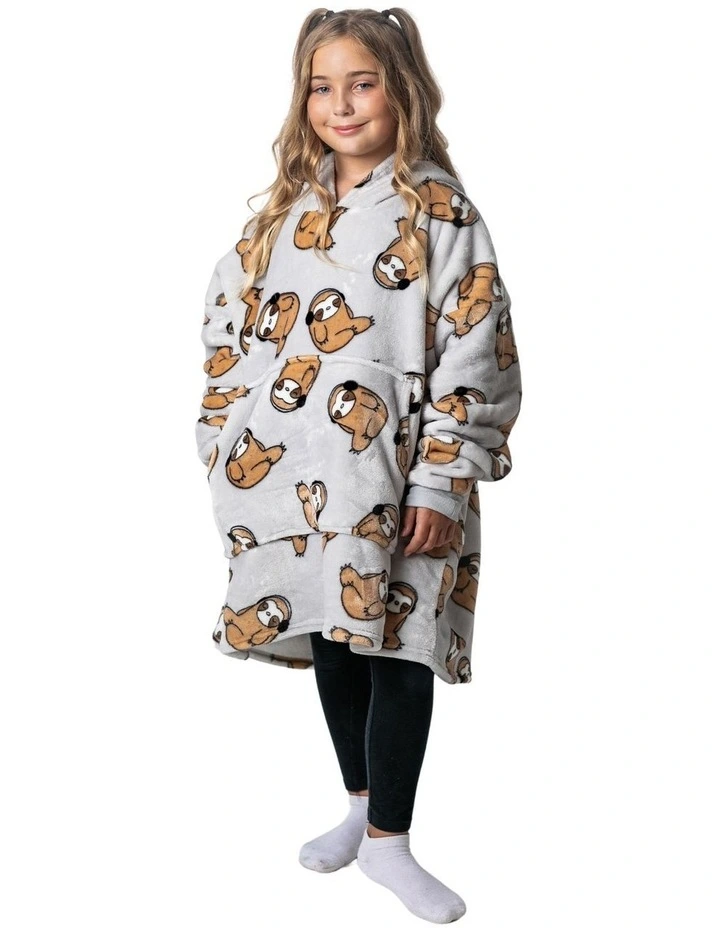 Slothify Giant Hoodie (12-14 Years) 33x38x2cm in Grey