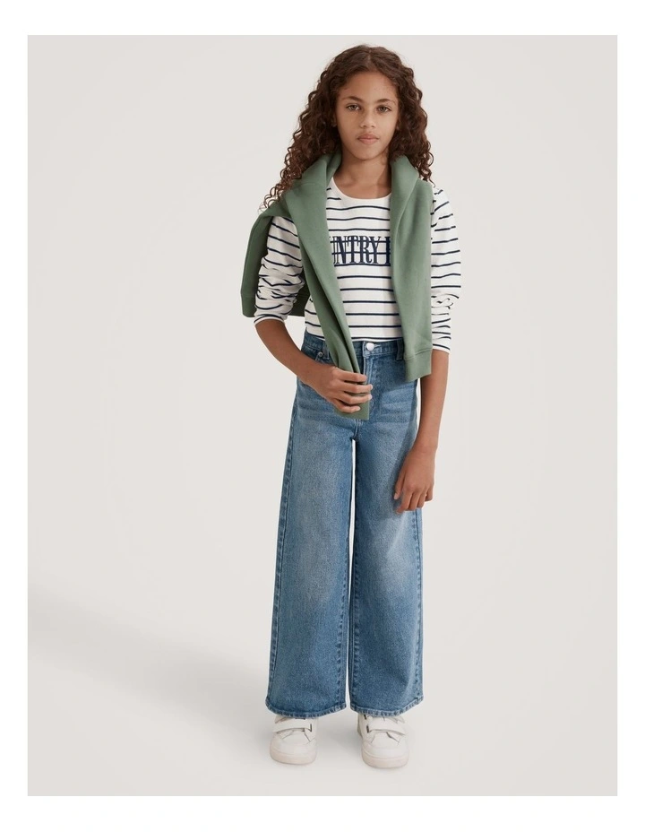 Straight Denim Jean in Indigo