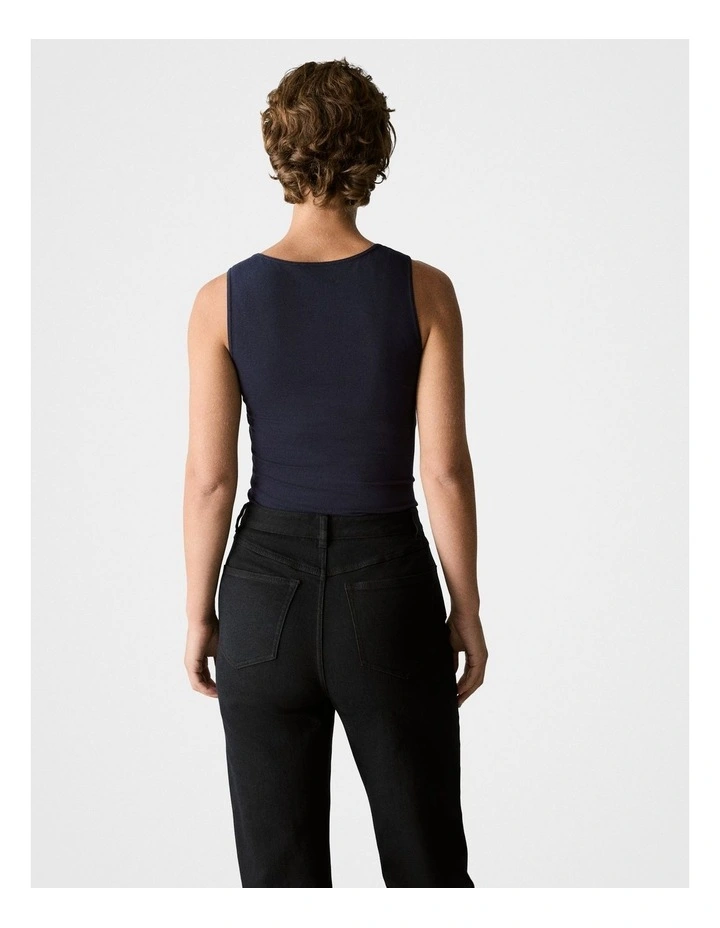 Organically Grown Cotton Tank in Night Sky