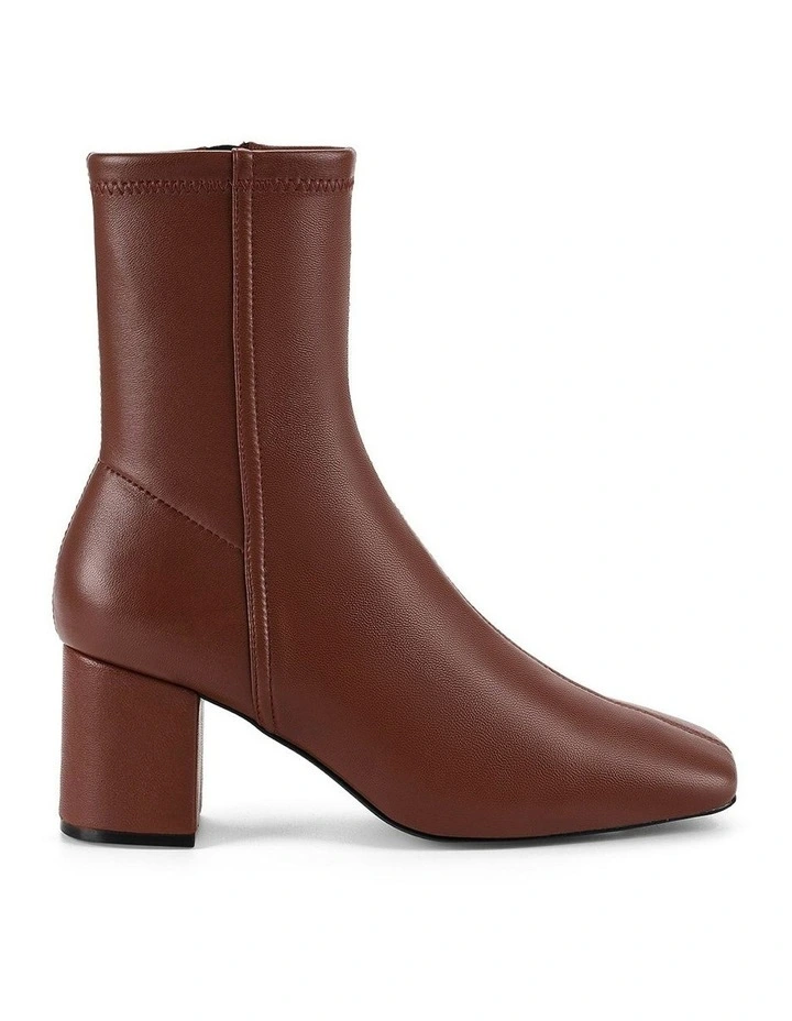 Juan II Sock Boots in Rust