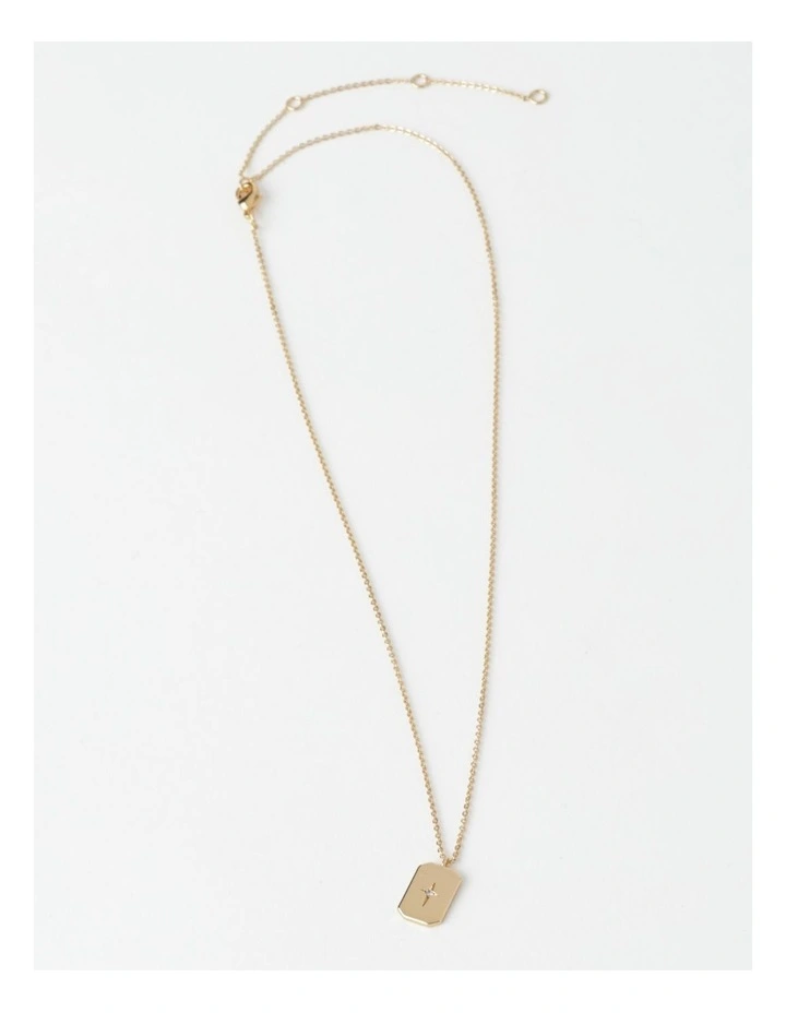 Star Charm Necklace in Gold
