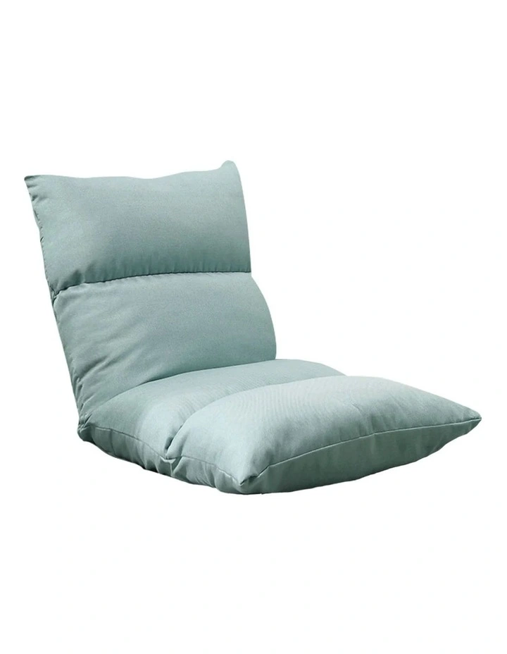 Adjustable Floor Lounge Recliner Chair in Mint Green