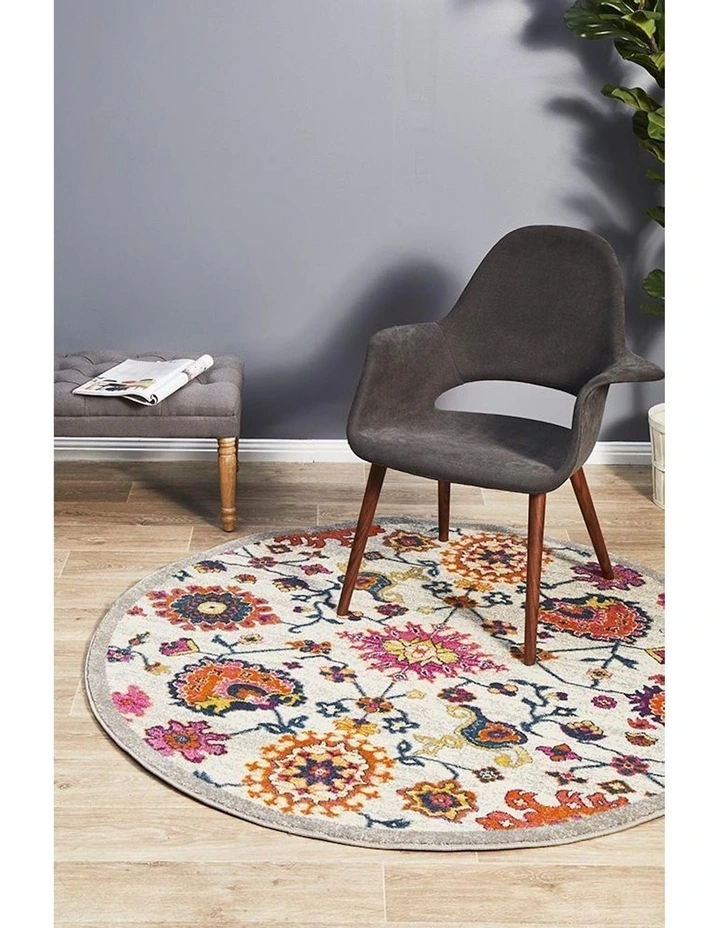 Babylon Round Rug in Multi