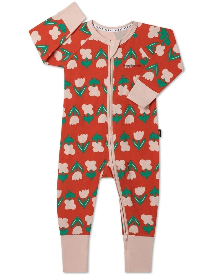 Baby Zip Wondersuit in Print