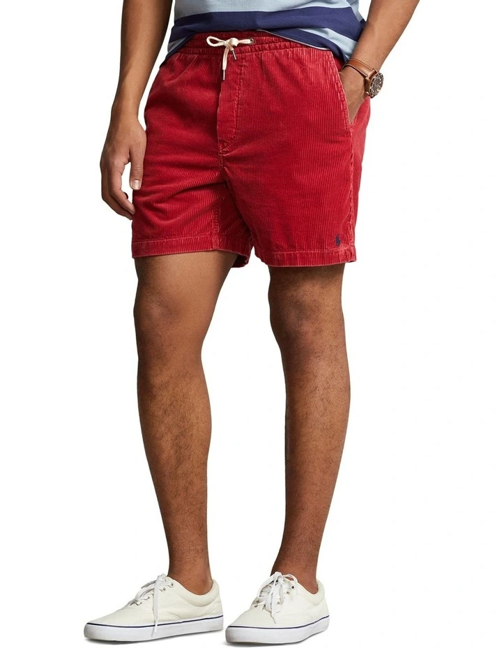 Polo Prepster Corduroy Short 6-Inch in Red
