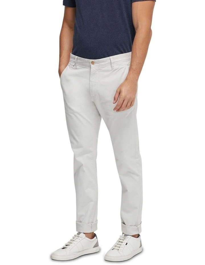 Danny Casual Organic Cotton Chino in Pebble