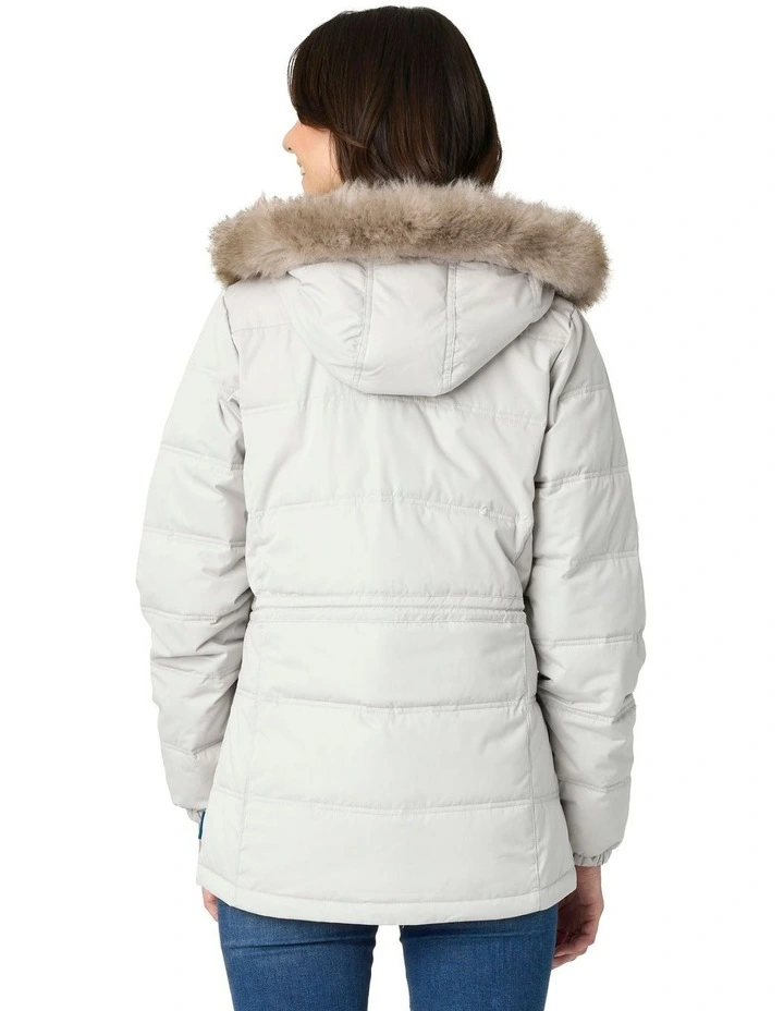 Elara Urban Puffer in Pale Grey