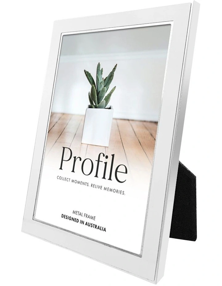 Eternal Solid Metal Photo Frame in White