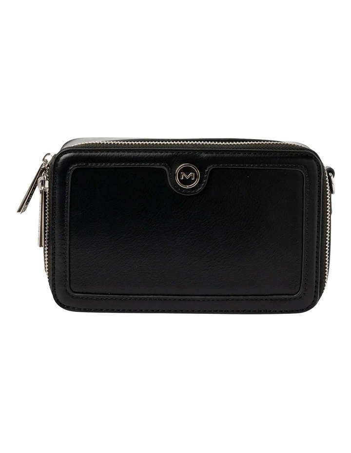 Maple Boxy Crossbody Bag In Black