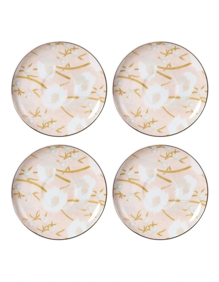 Robert Gordon x Louise Jones High Tea Set of 4 Side Plates in Alice Blush