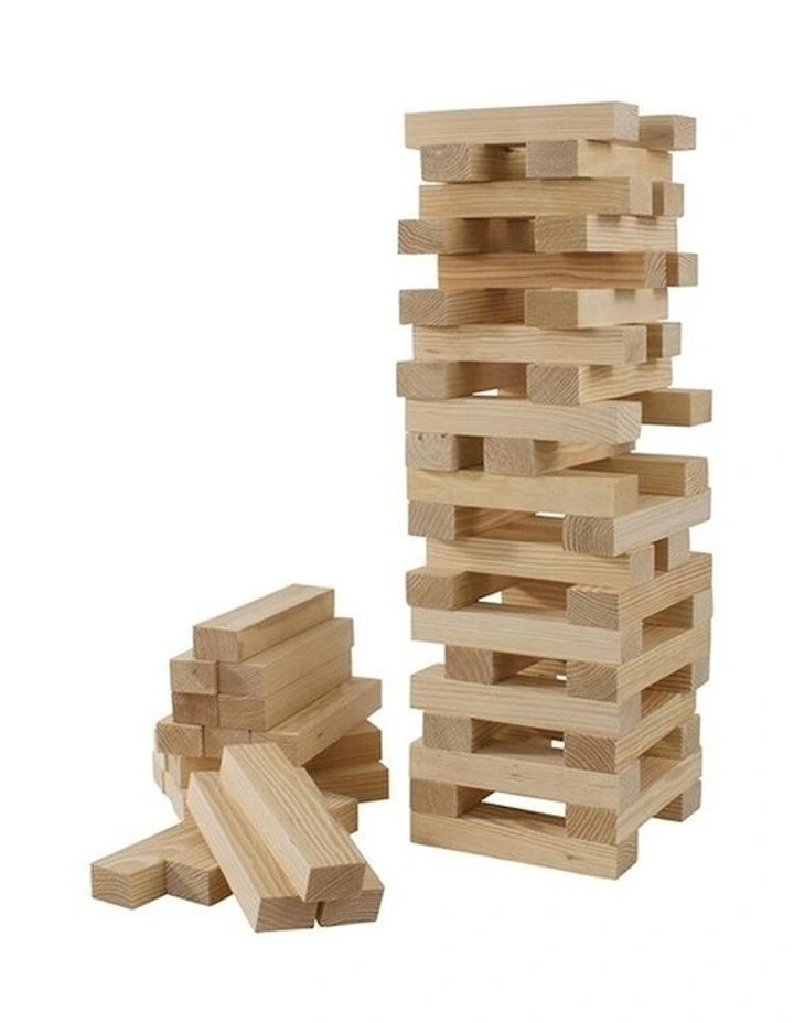 Wooden Tumble Tower Game Jenga Blocks Toy (5+ Years)
