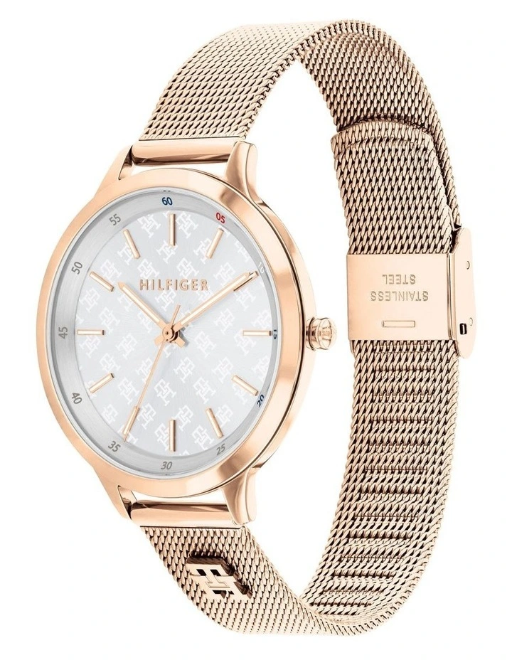 Iris Stainless Steel Watch in Rose Gold