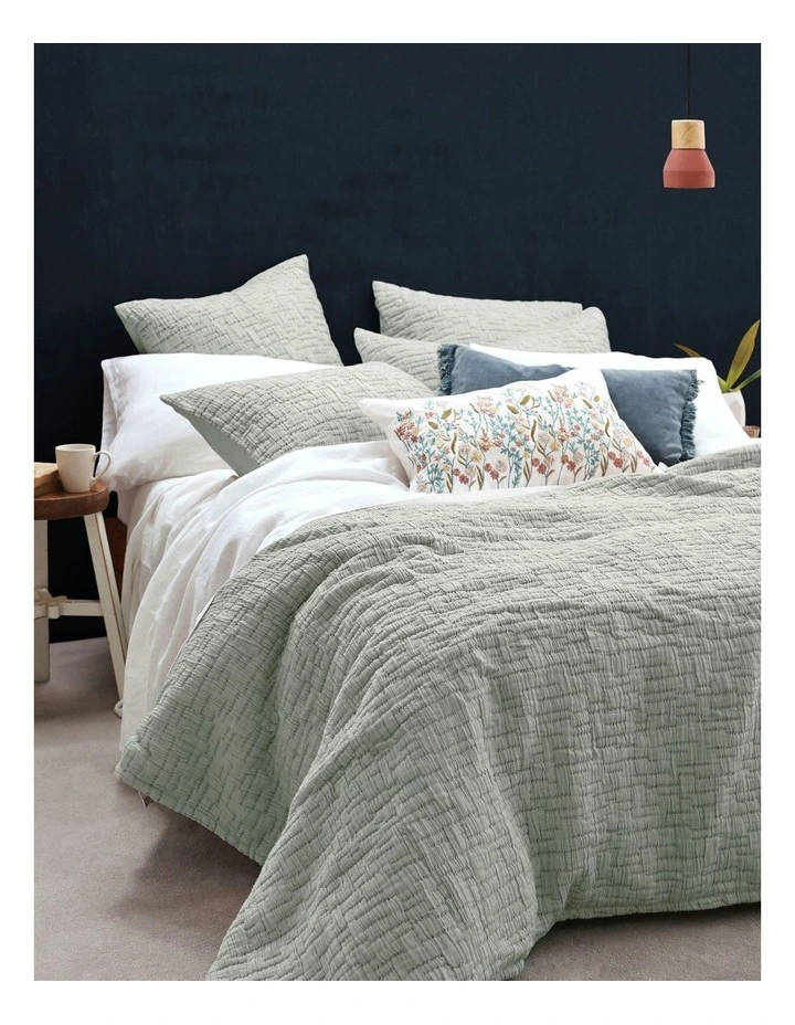 Livie Bed Cover Set in Mist