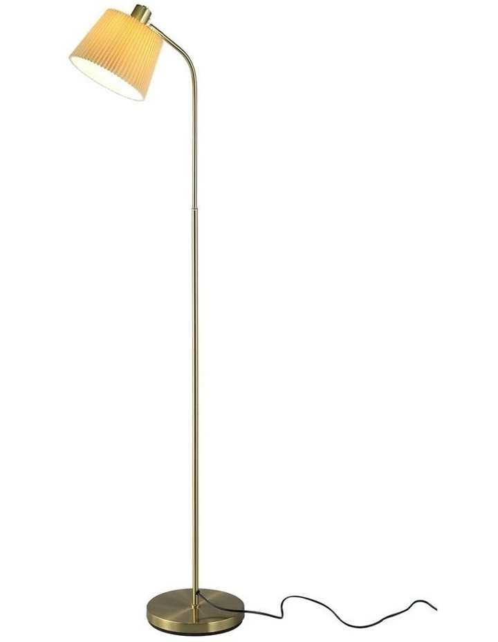 Ruston Floor Lamp in Gold