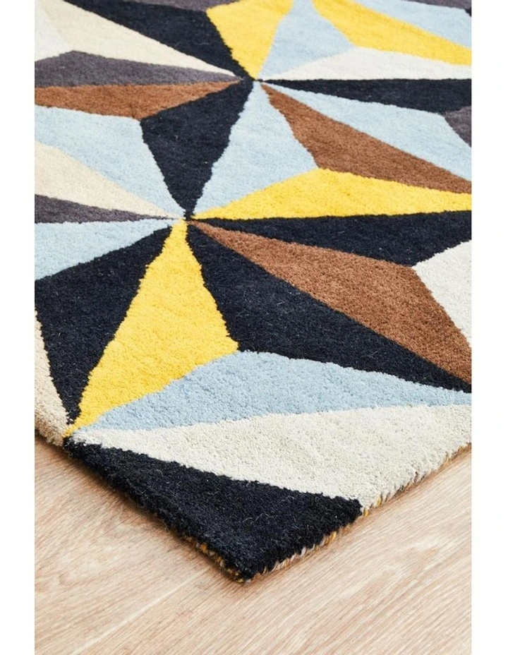 Matrix Pure Wool Runner Rug in Multi