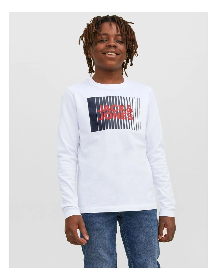 Corp Logo T-shirt in White