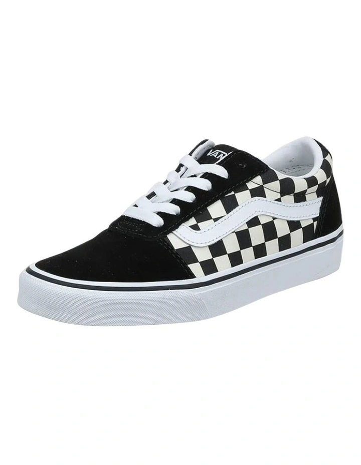 Ward Checkerboard Sneaker in Black/White