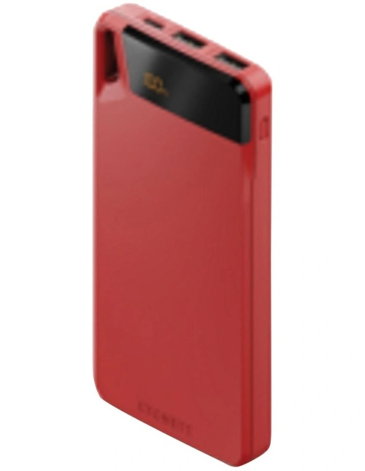 ChargeUp Boost Gen4 10K Powerbank in Red