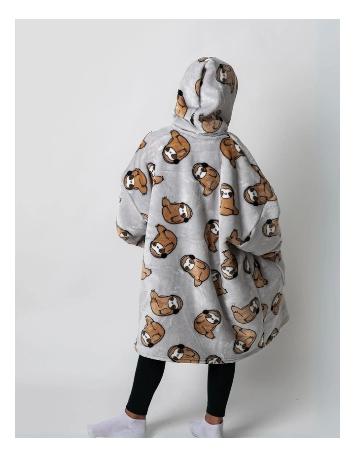 Slothify Giant Hoodie (12-14 Years) 33x38x2cm in Grey