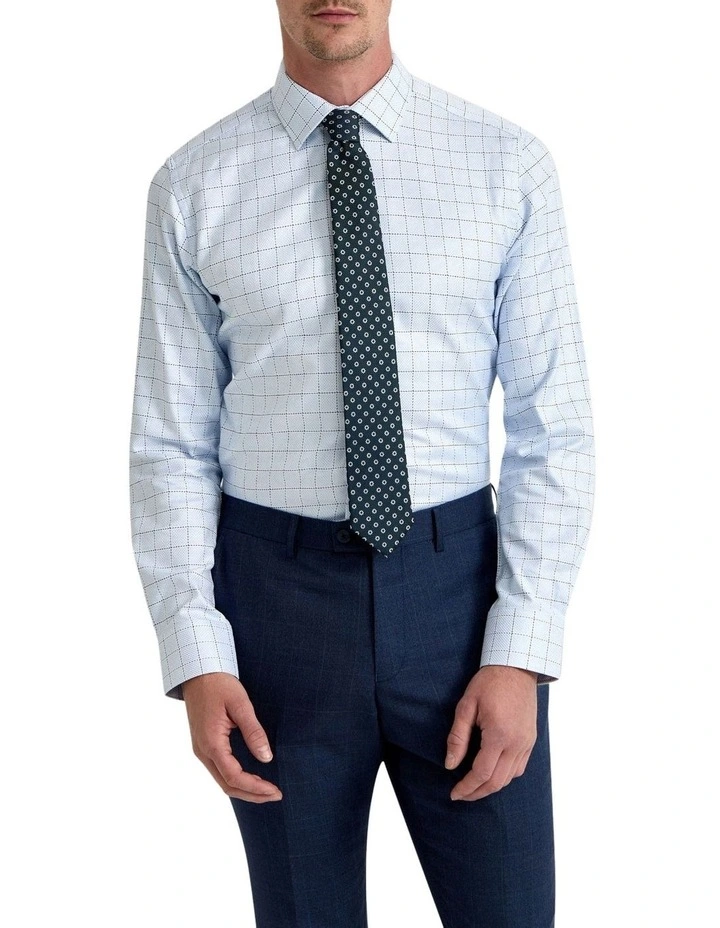 Beckton Luxury Check Shirt in Blue