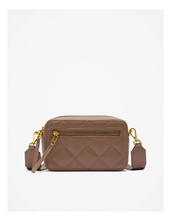 Quilted Camera Bag in Biscuit