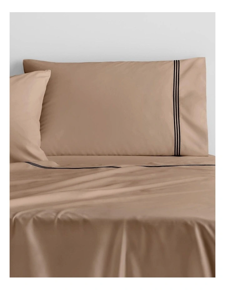 Palais Lux Pillowcase Pair in Mocha
