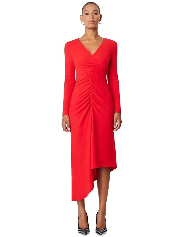 Cello Dress in Red