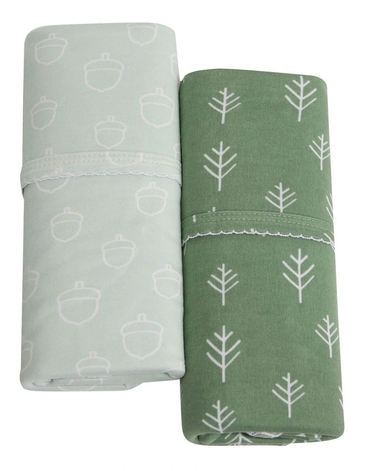 Nordic 2 Pack Jersey Wraps in Green