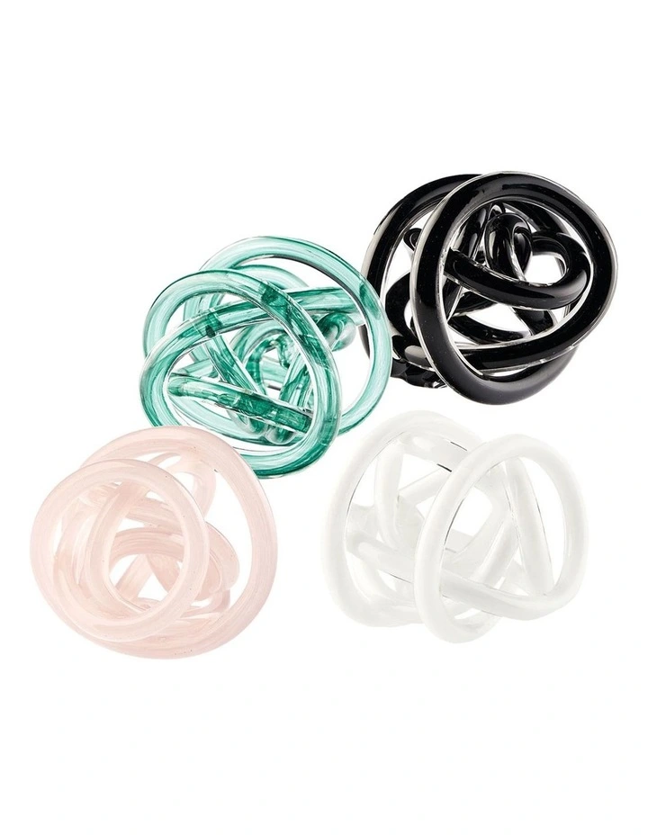 Glass Knot 12cm in Dusk