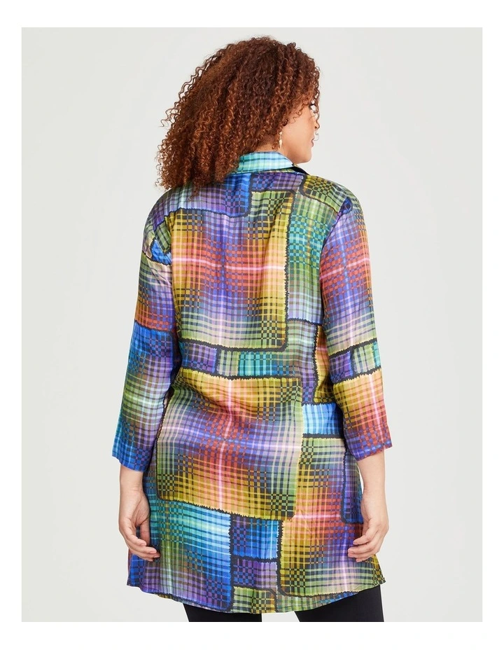 Natural Amore Check Shirt in Print