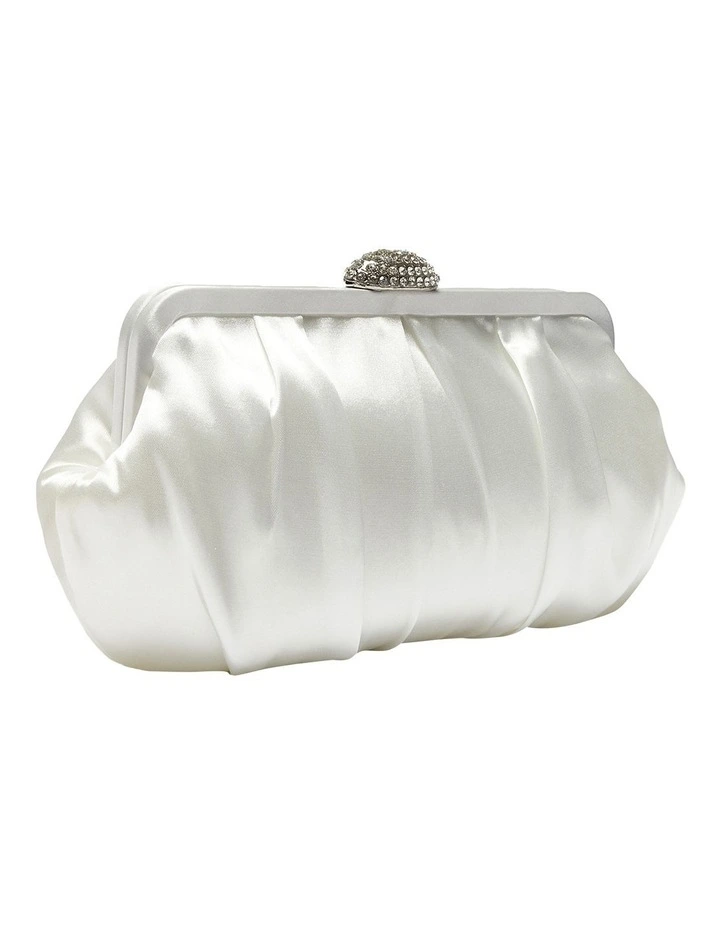 Concord Satin Bag In Cream