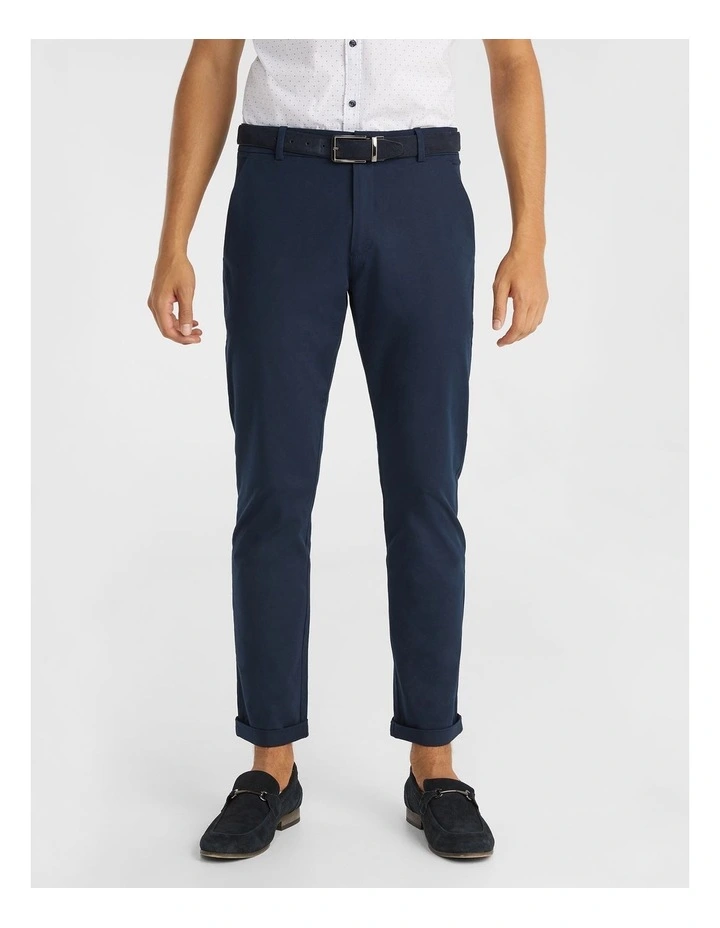 Danny Super Stretch Slim Chinos in Petrol