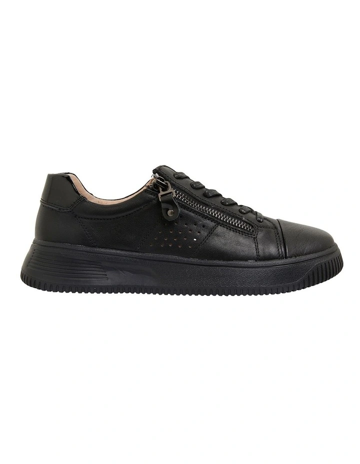 Novella Black/Black Patent Sneakers