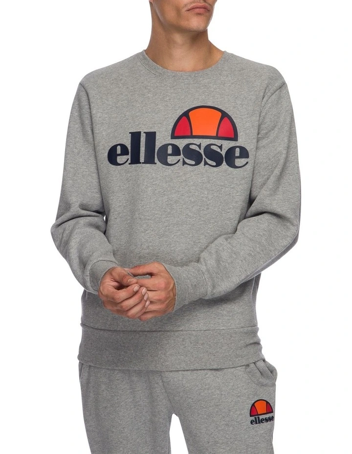 Succiso Crew Sweat Top Grey