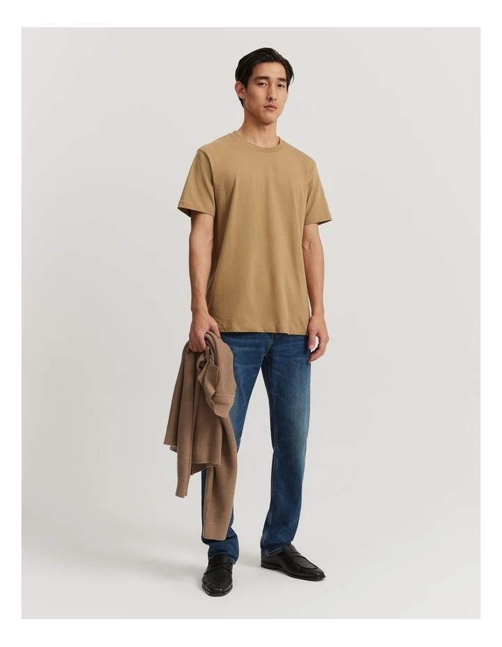 Australian Made T-shirt in Walnut