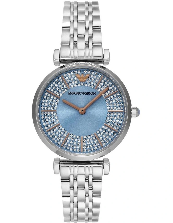 Analogue Watch in Silver Tone