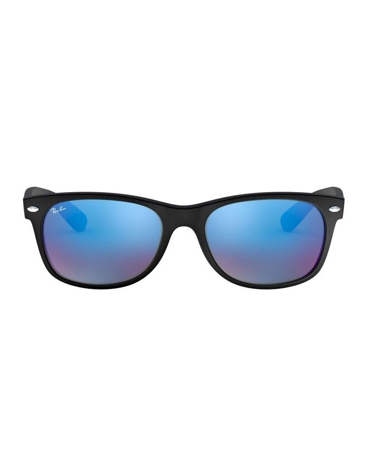 New Wayfarer Flash Black RB2132 Sunglasses