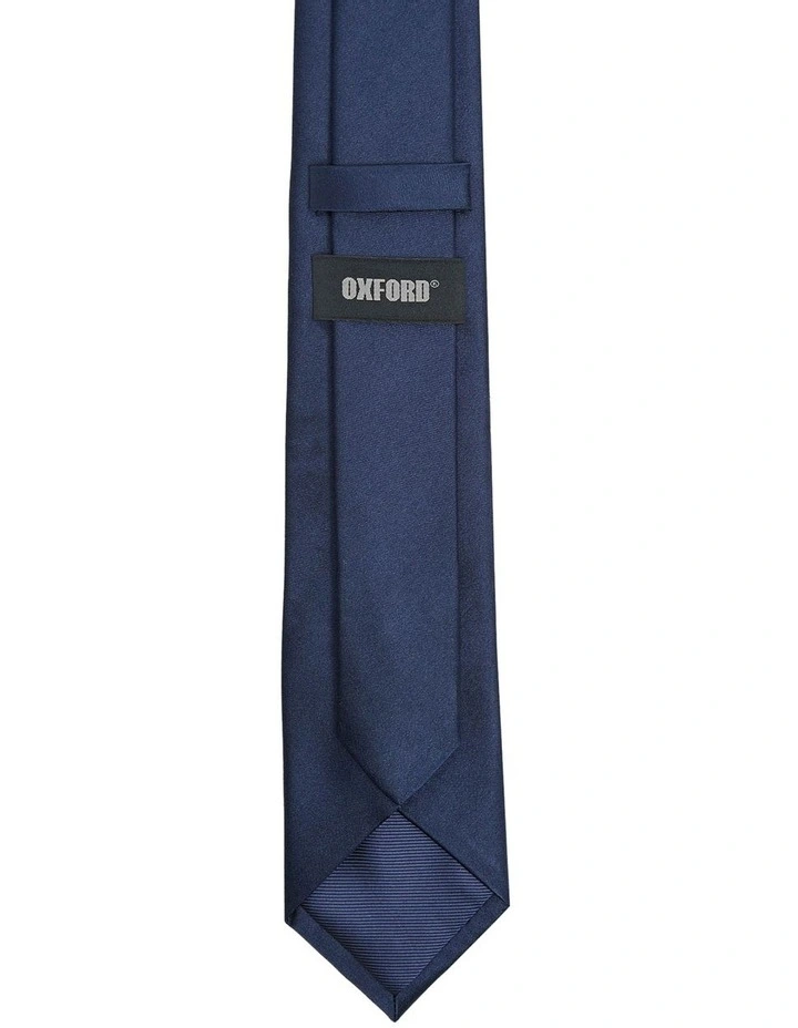 Solid Tie in Deep Blue