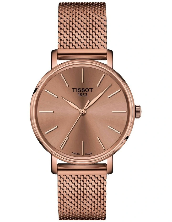 Everytime 34mm T1432103333100 Watch in Rose Gold