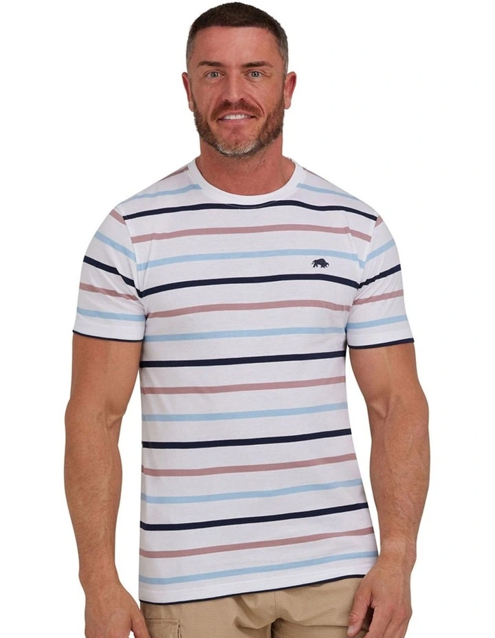 Breton Stripe T-shirt in White