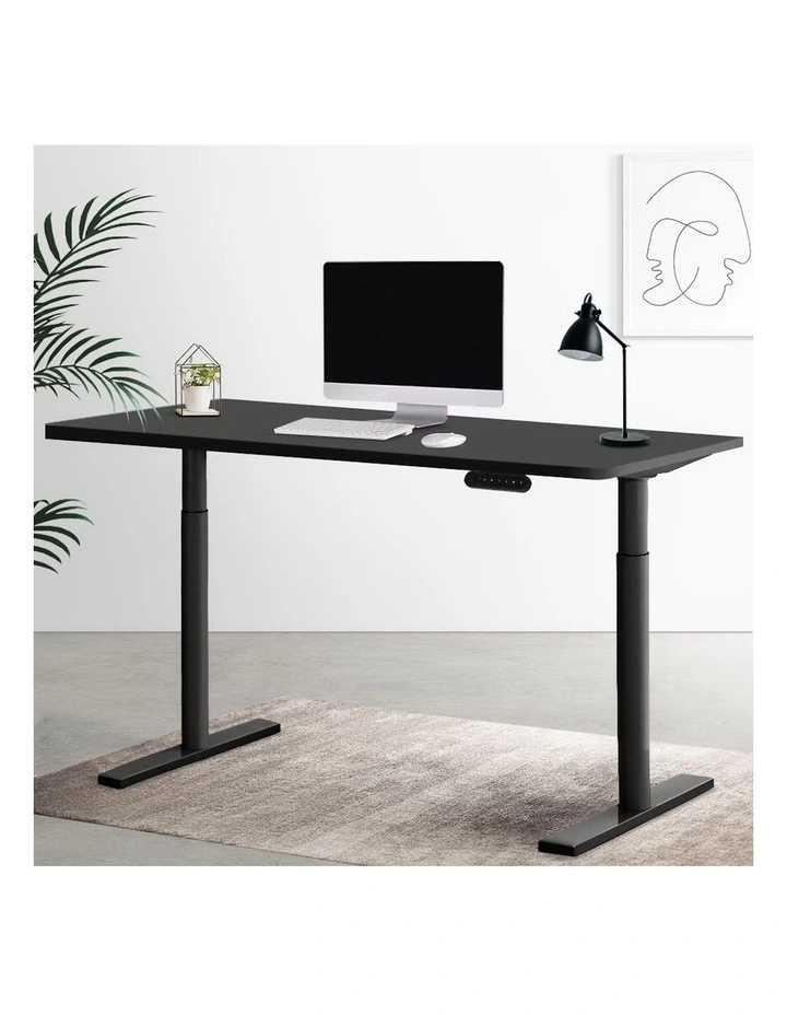 Motorised Electric Standing Desk 120cm in Black